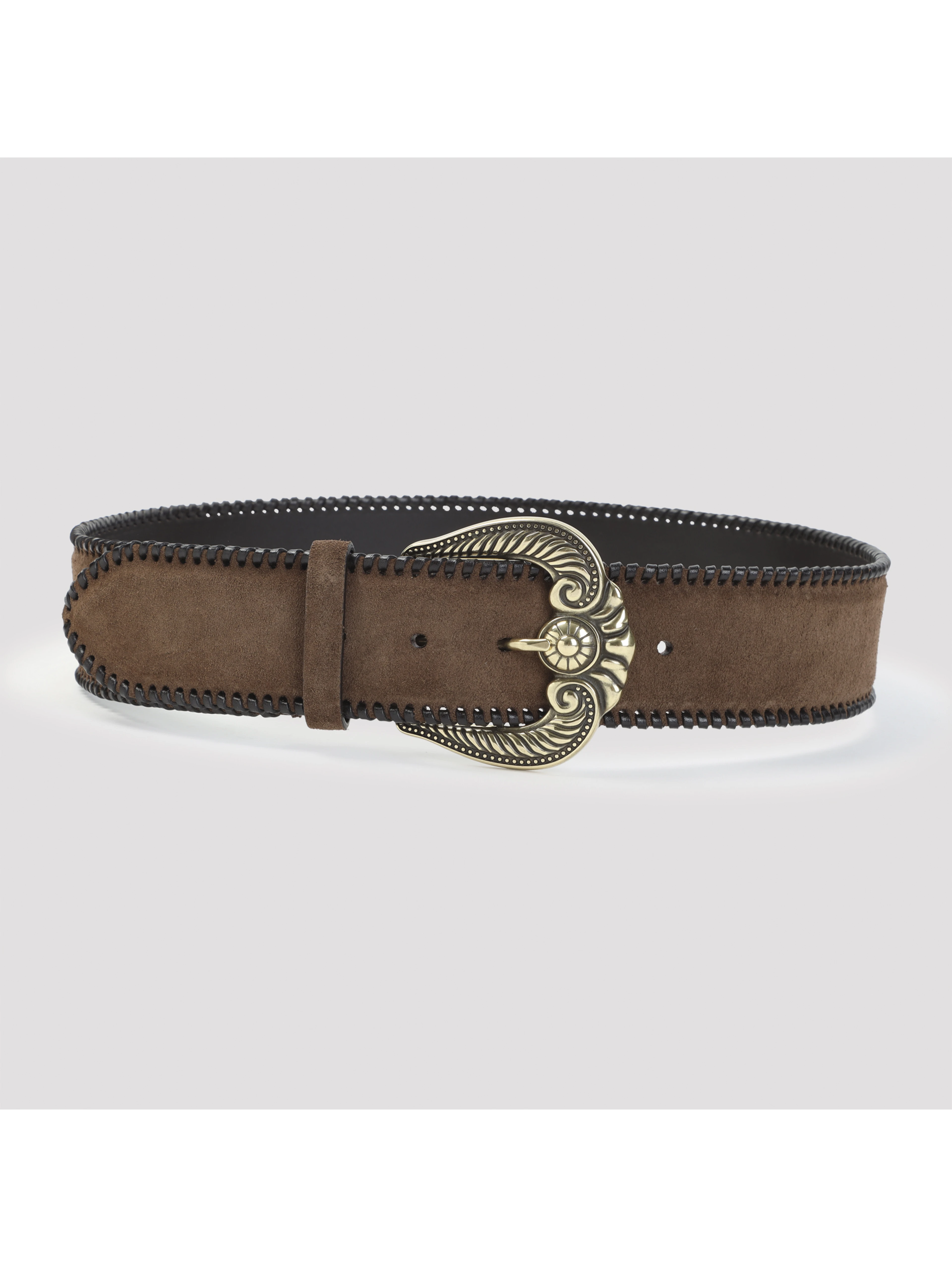 Etro Paisley Suede Belt