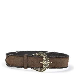 Etro Paisley Suede Belt