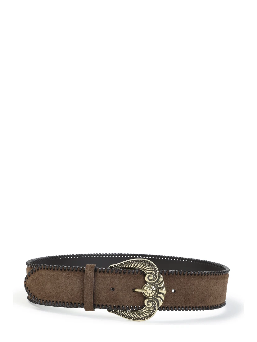 Etro Paisley Suede Belt