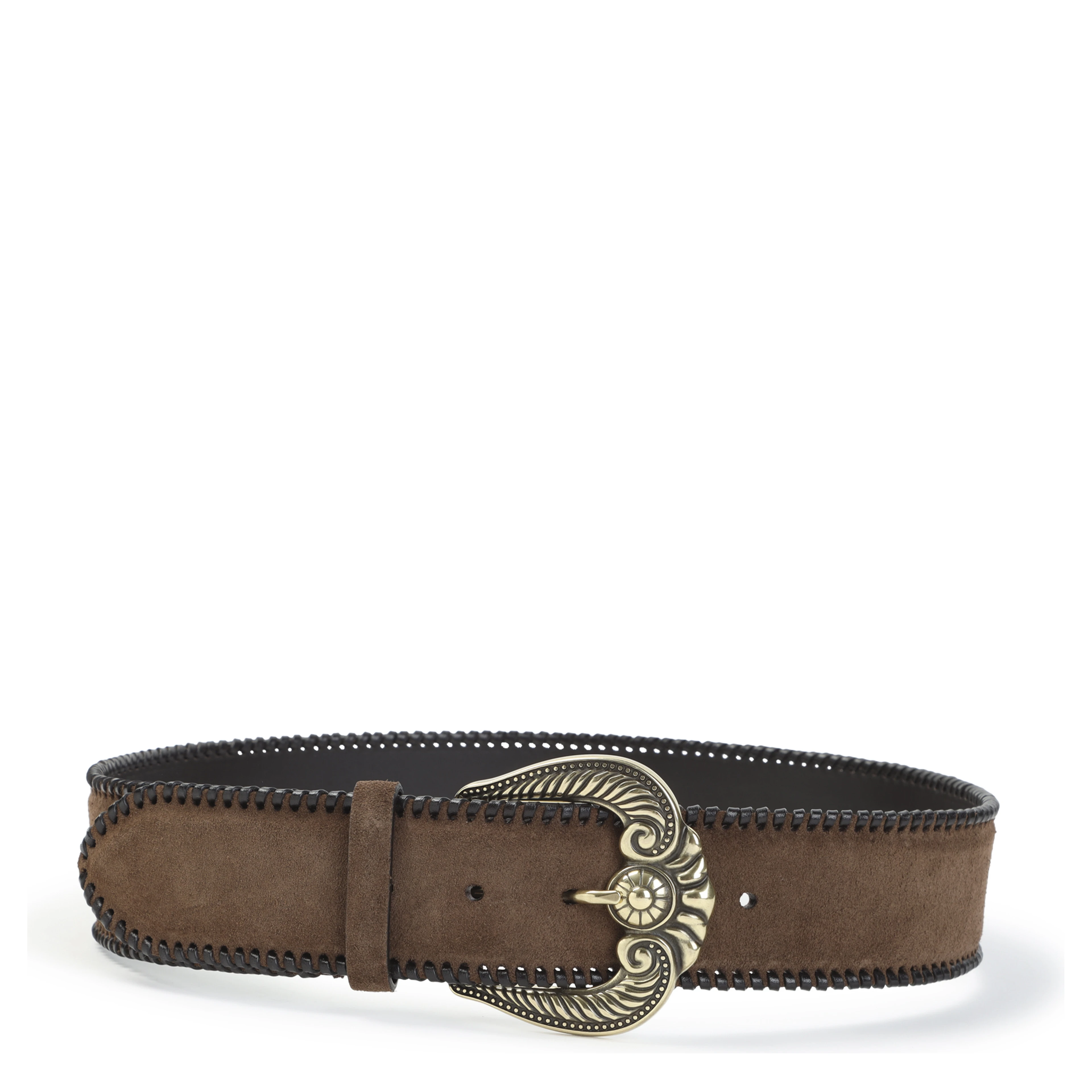 Etro Paisley Suede Belt