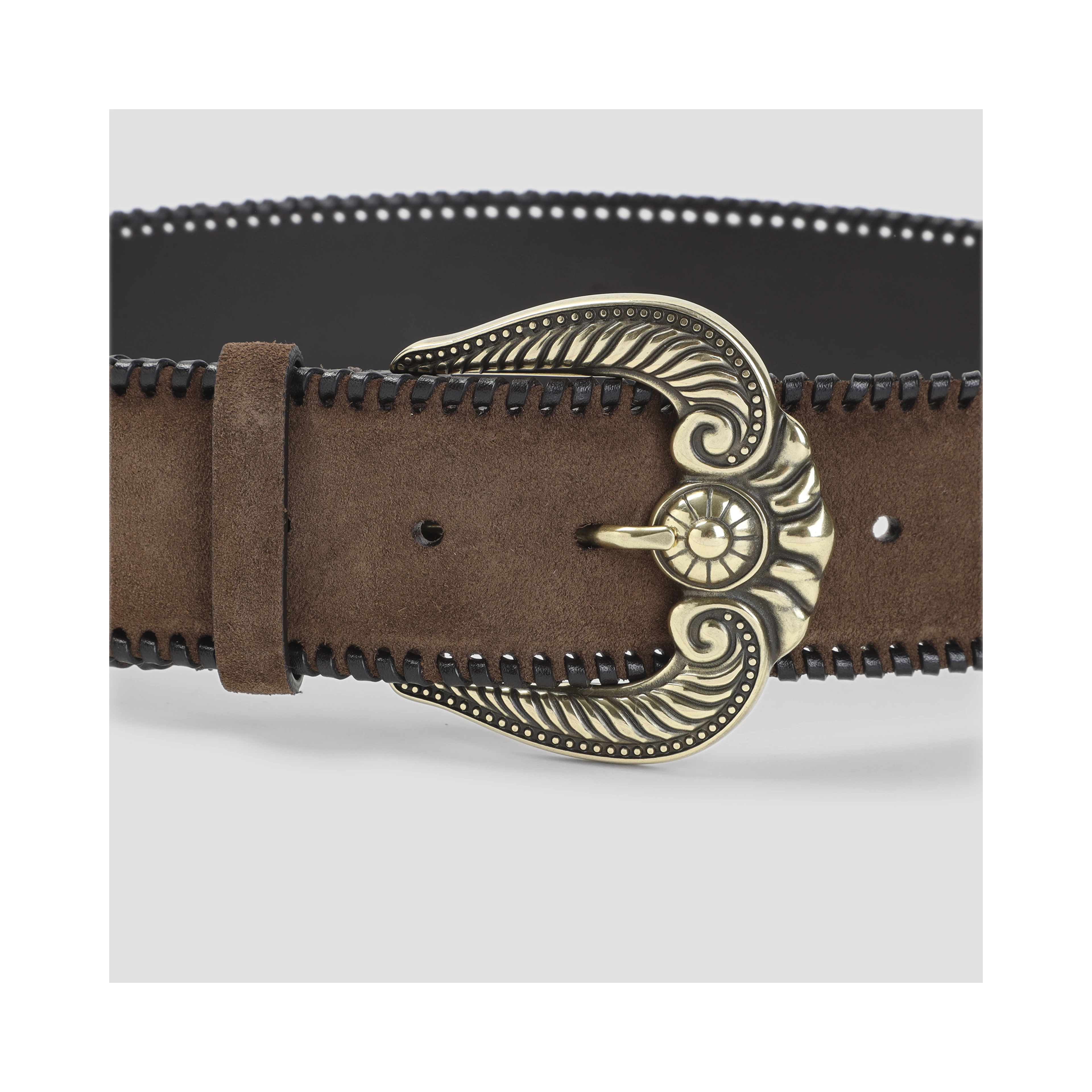 Etro Paisley Suede Belt