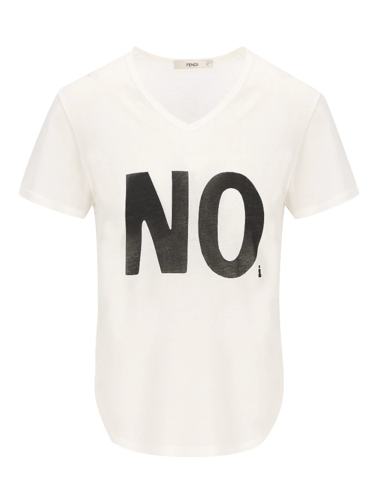 Fendi T-shirts and Polos White