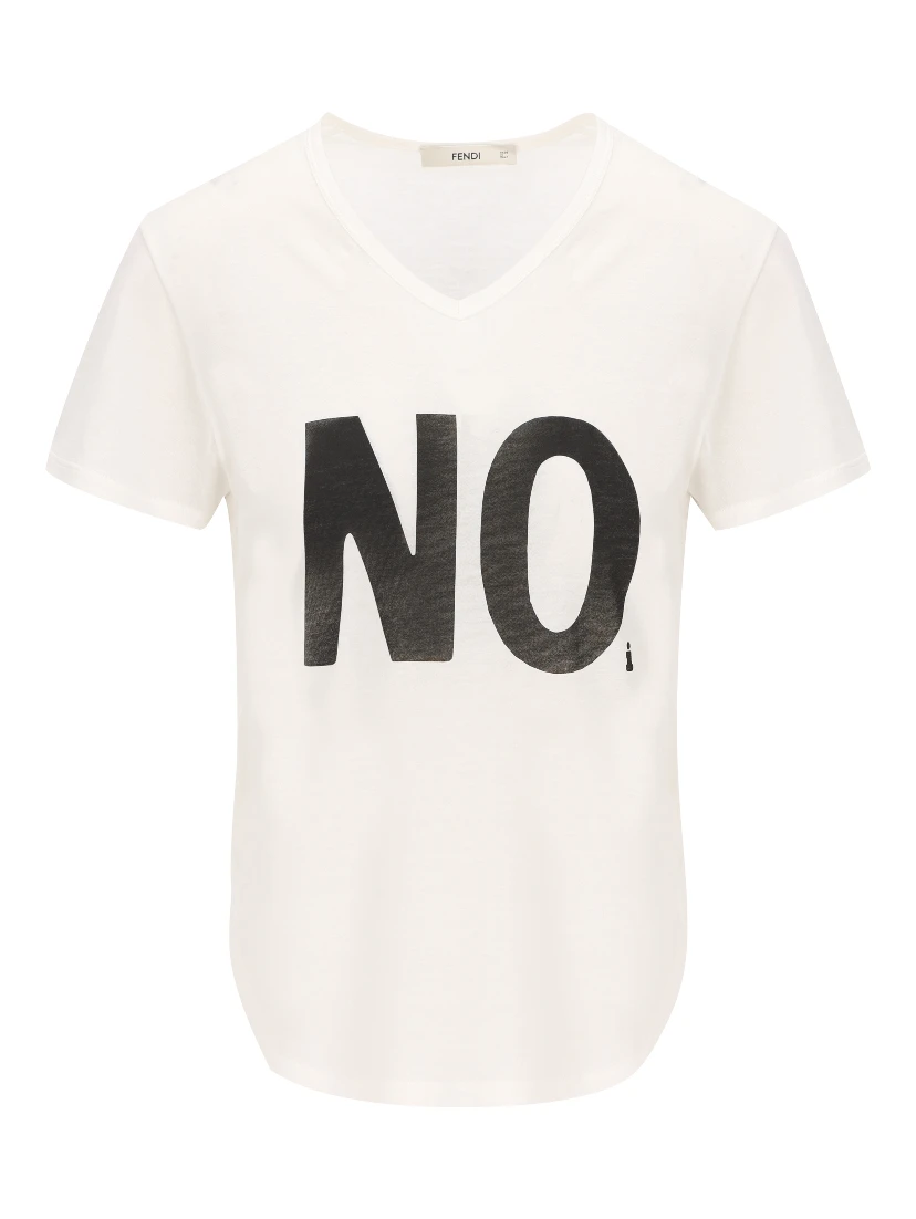 Fendi T-shirts and Polos White
