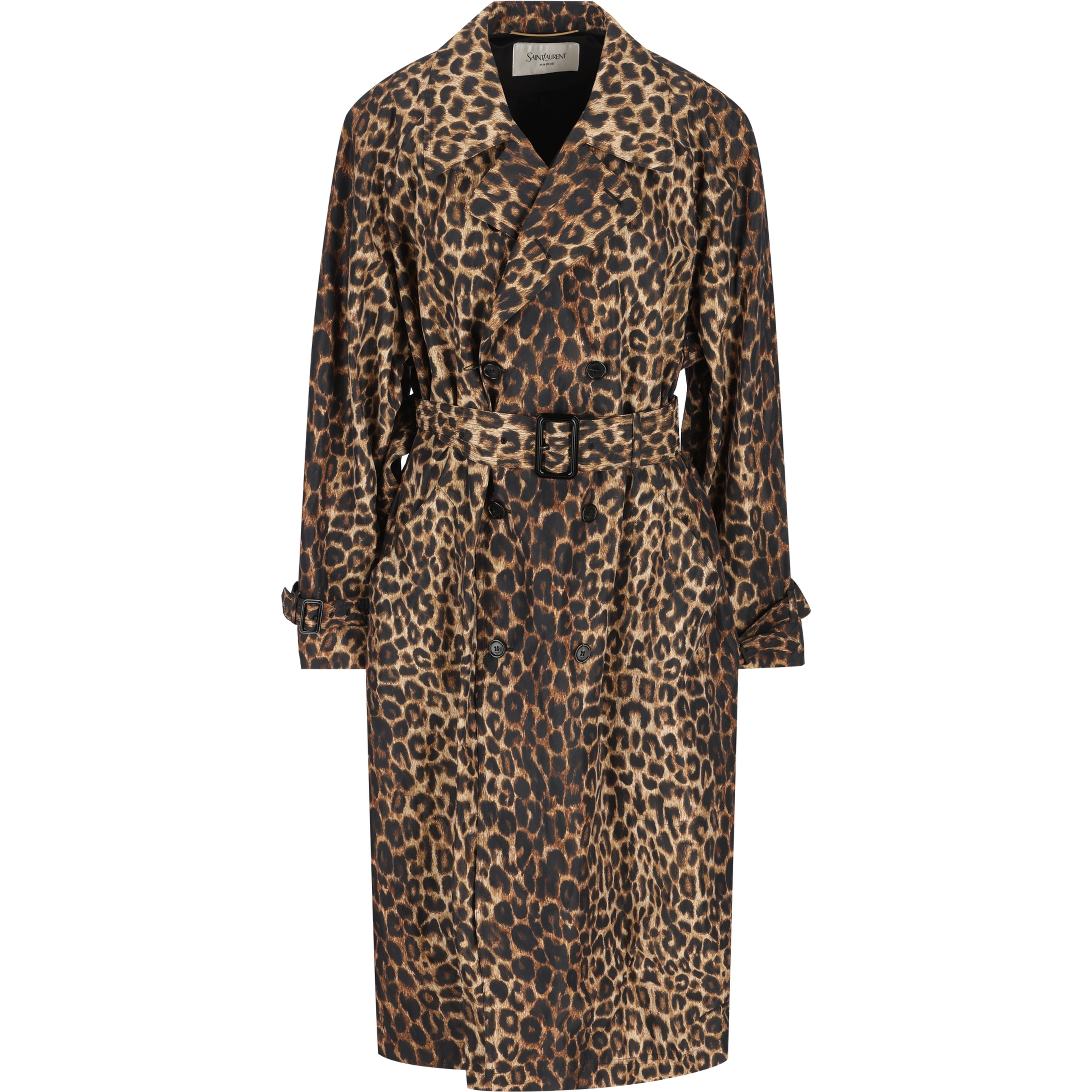 Saint Laurent Coats Brown
