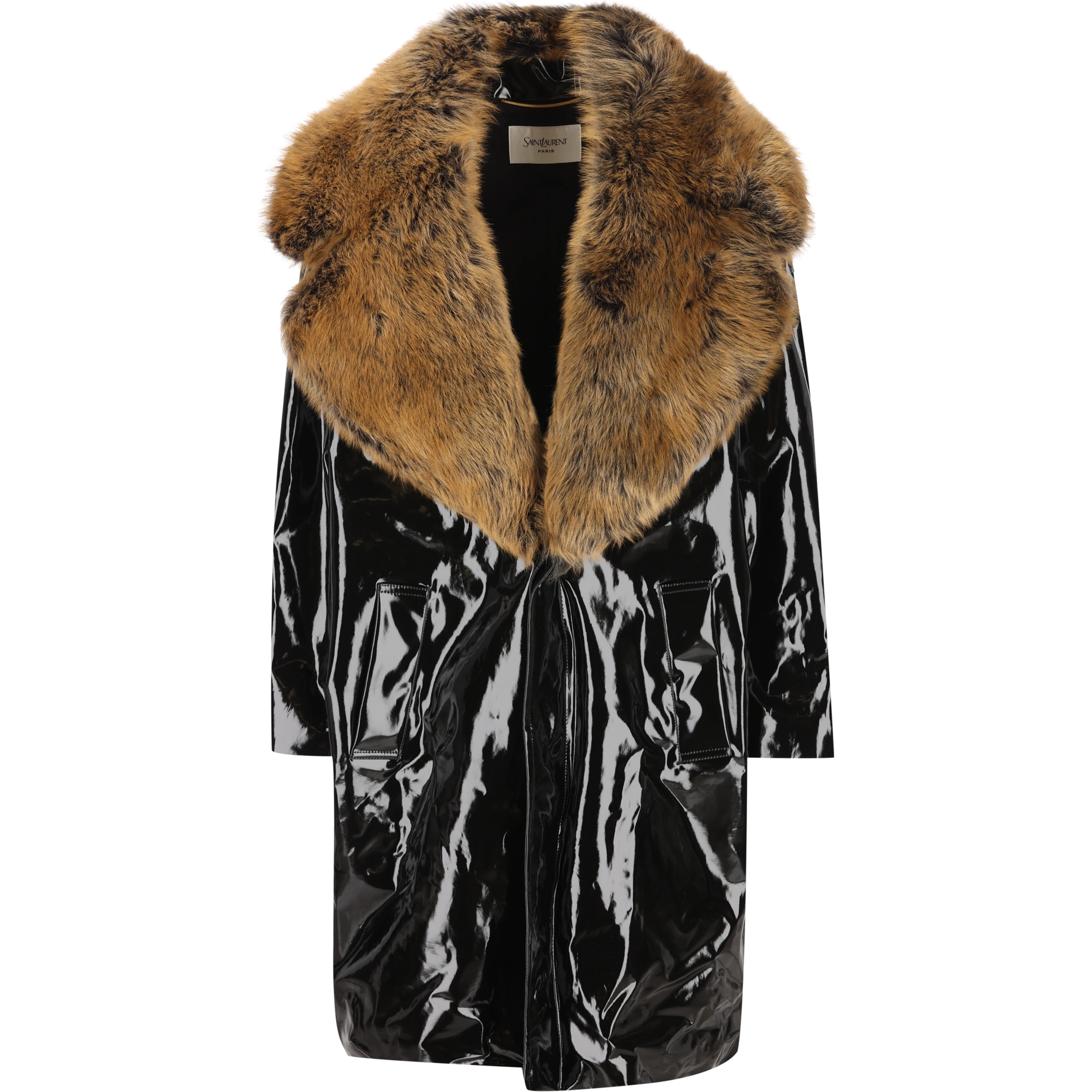 Saint Laurent Coats Black