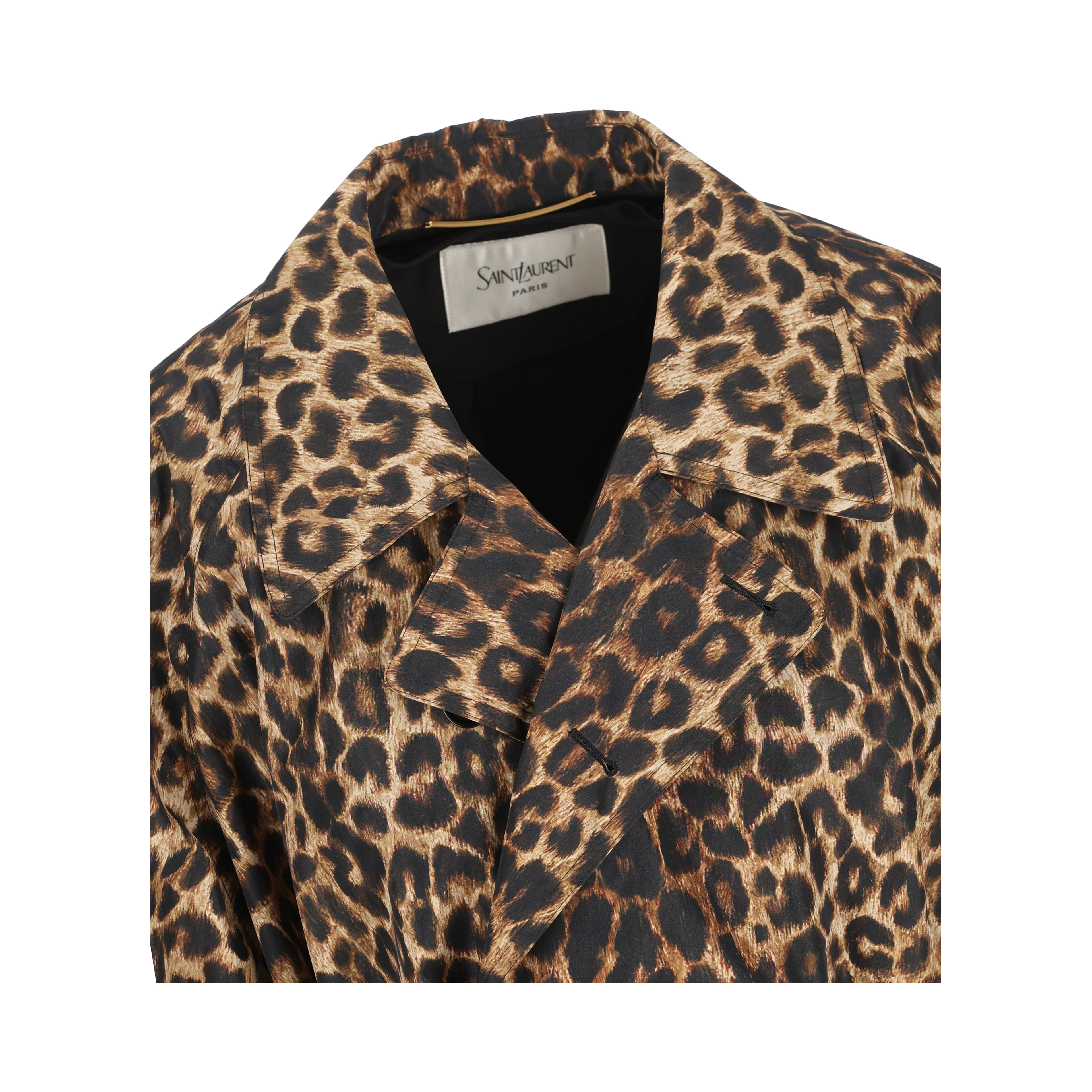 Saint Laurent Coats Brown