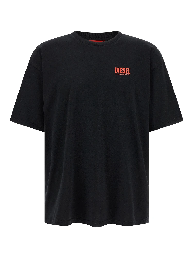 Black Cotton T-Shirt
