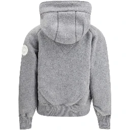 Gray Wool Bomber