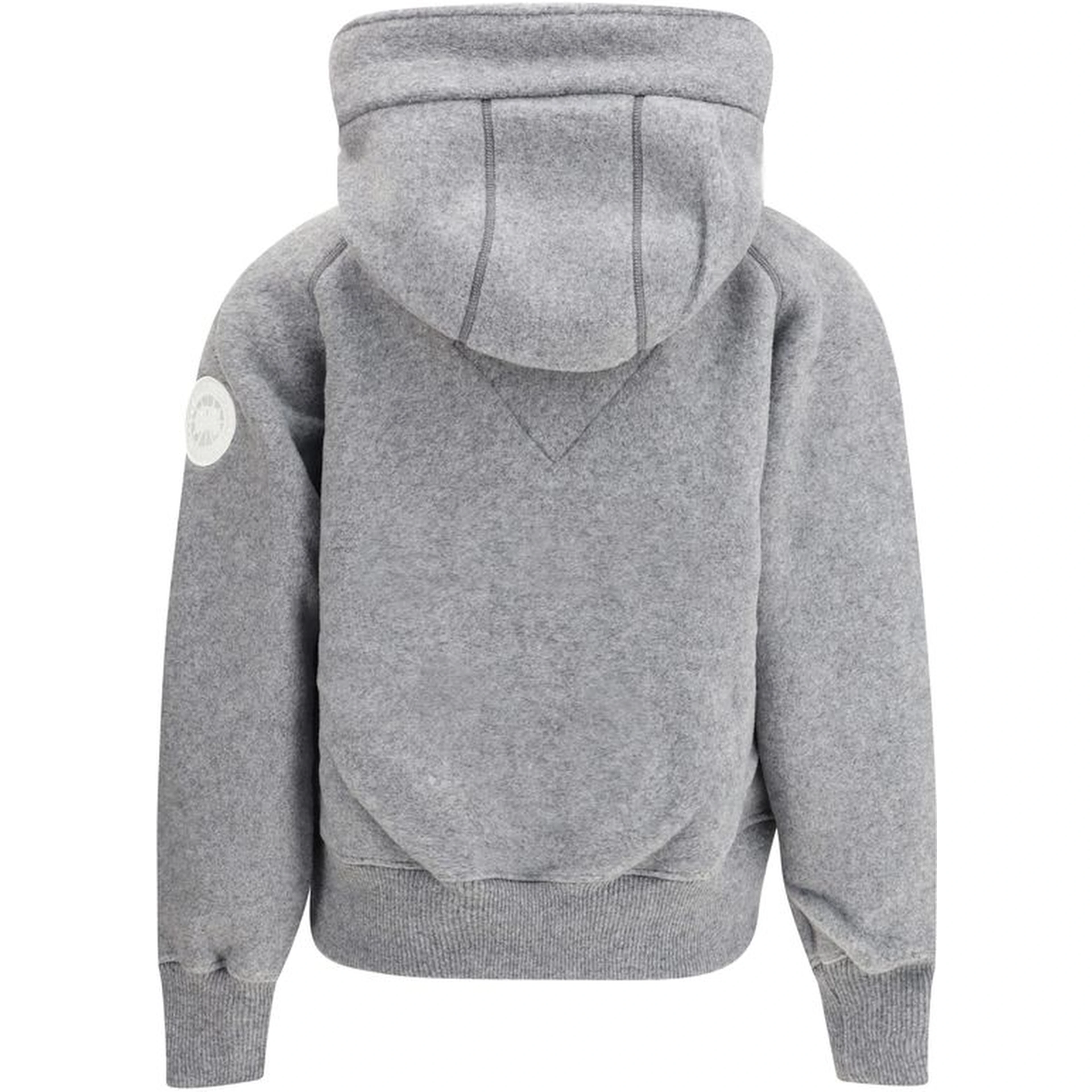 Gray Wool Bomber