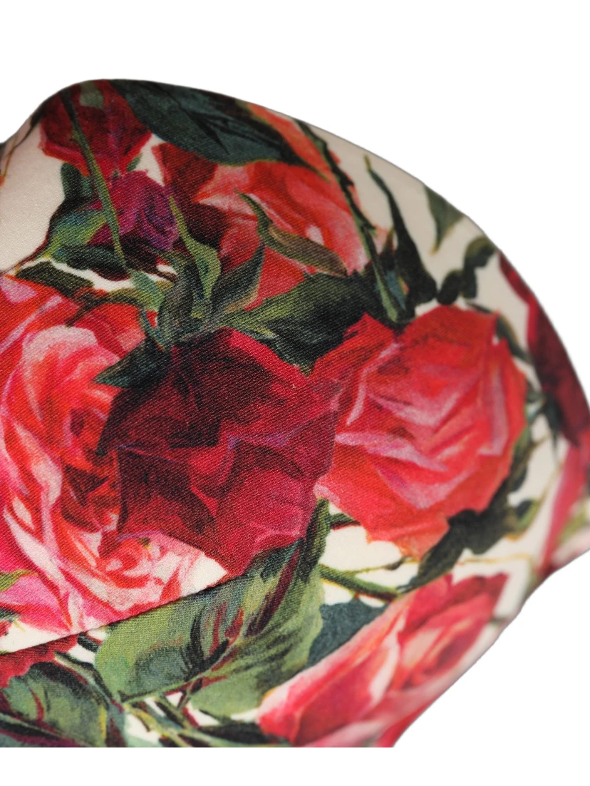 Multicolor Floral Print Beachwear Bikini Top