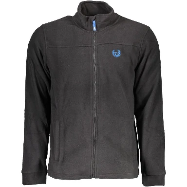 Black Polyester Men's Sweatshirt