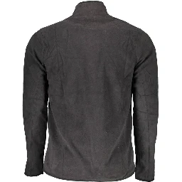 Black Polyester Men's Sweatshirt
