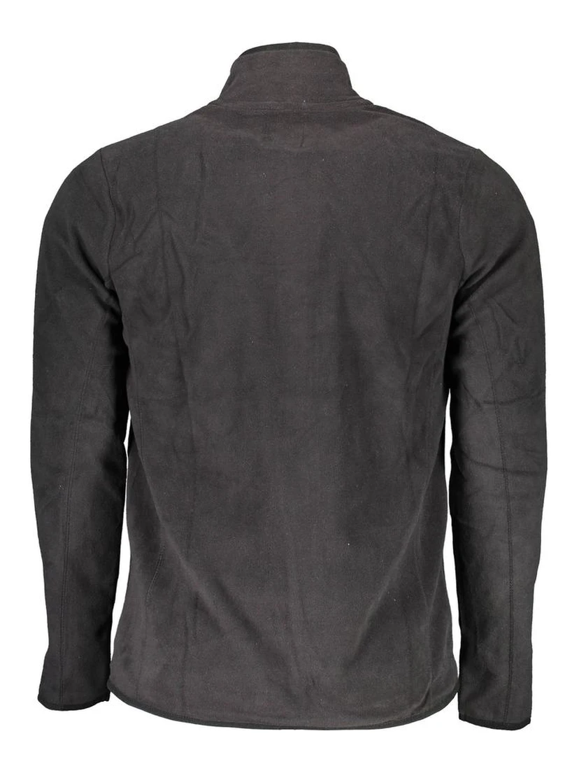 Black Polyester Men's Sweatshirt