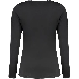Black Cotton Women's T-Shirt