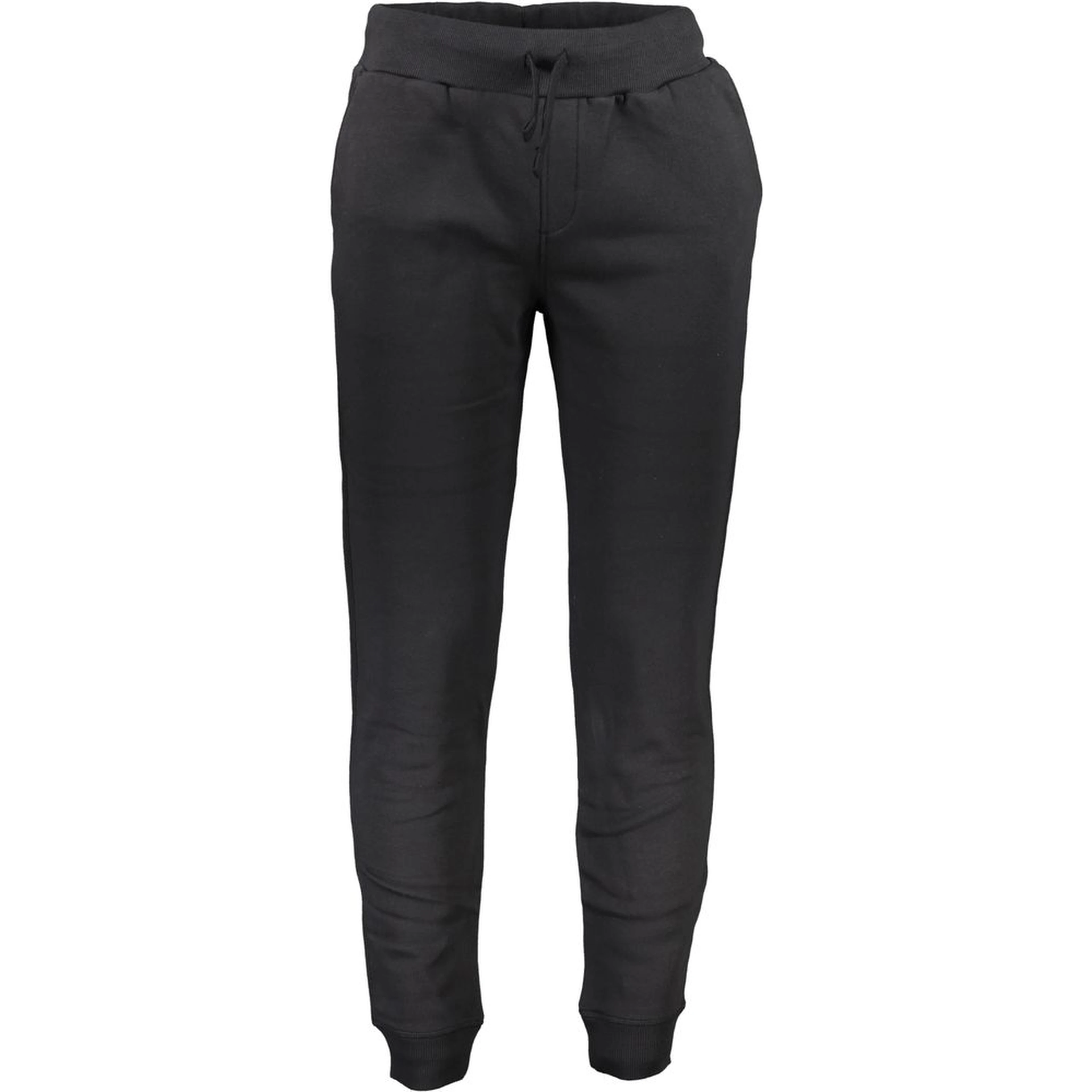 Black Cotton Men's Jogger Pants