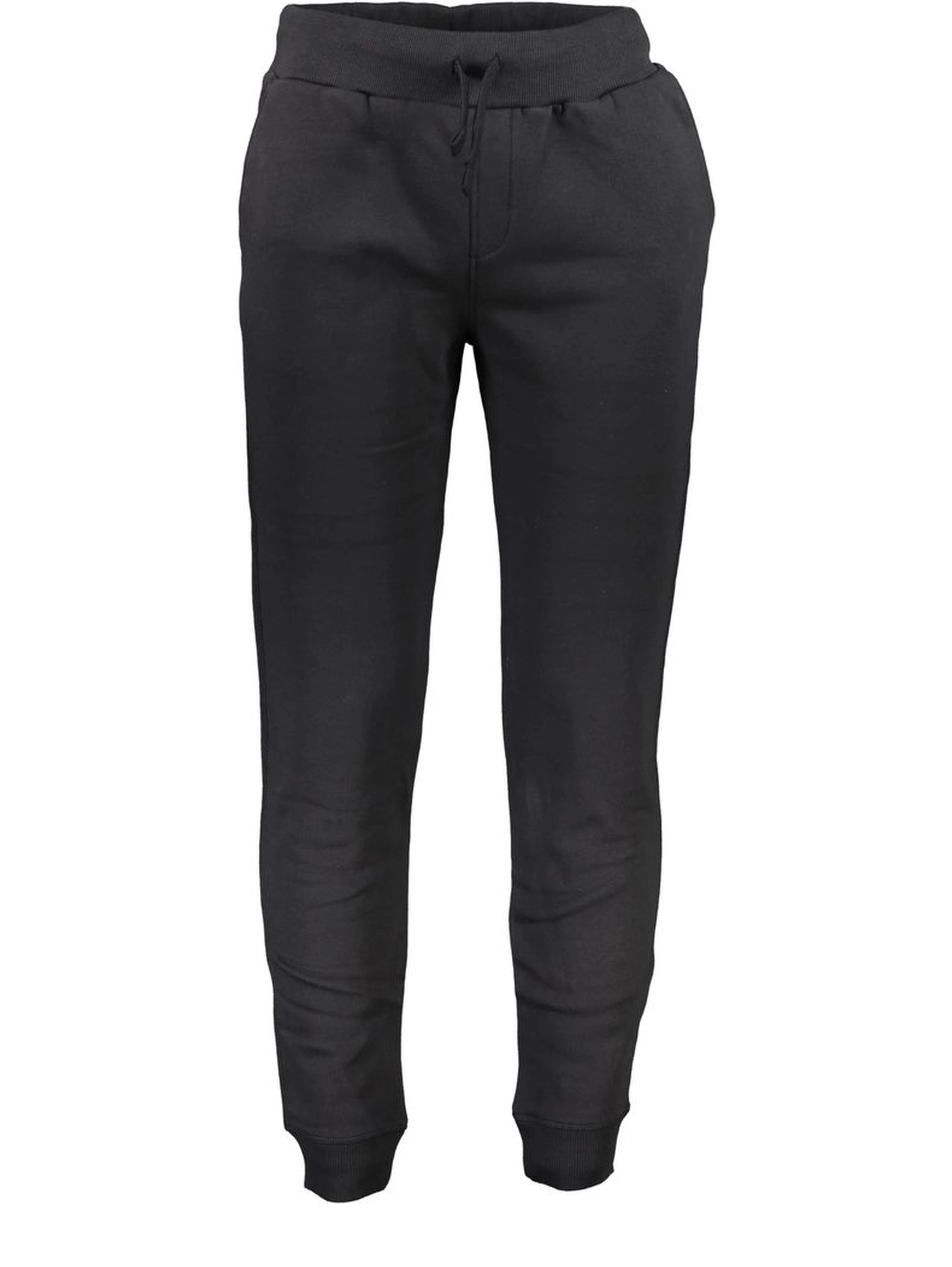 Black Cotton Men's Jogger Pants
