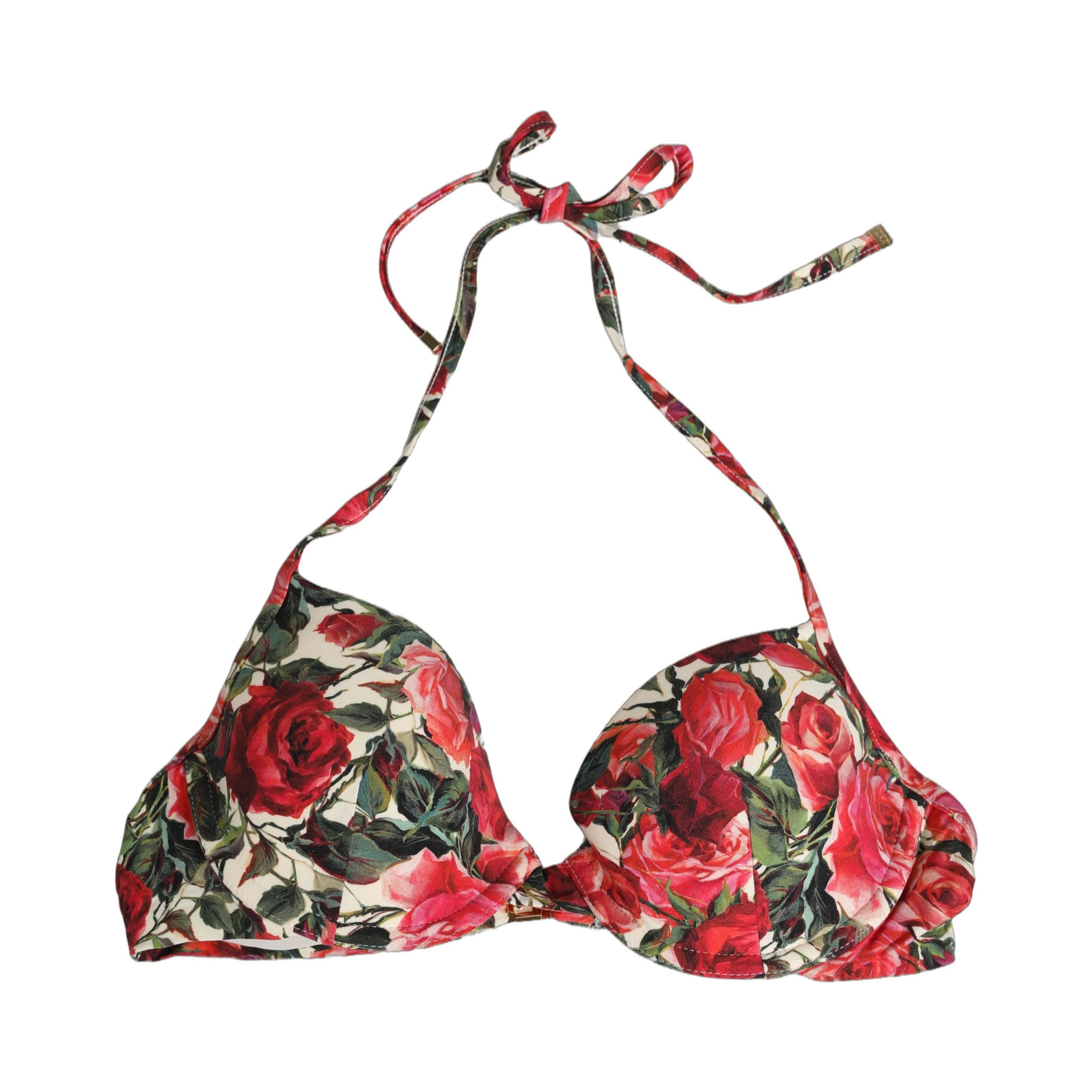 Multicolor Floral Print Beachwear Bikini Top