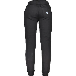 Black Cotton Men's Jogger Pants