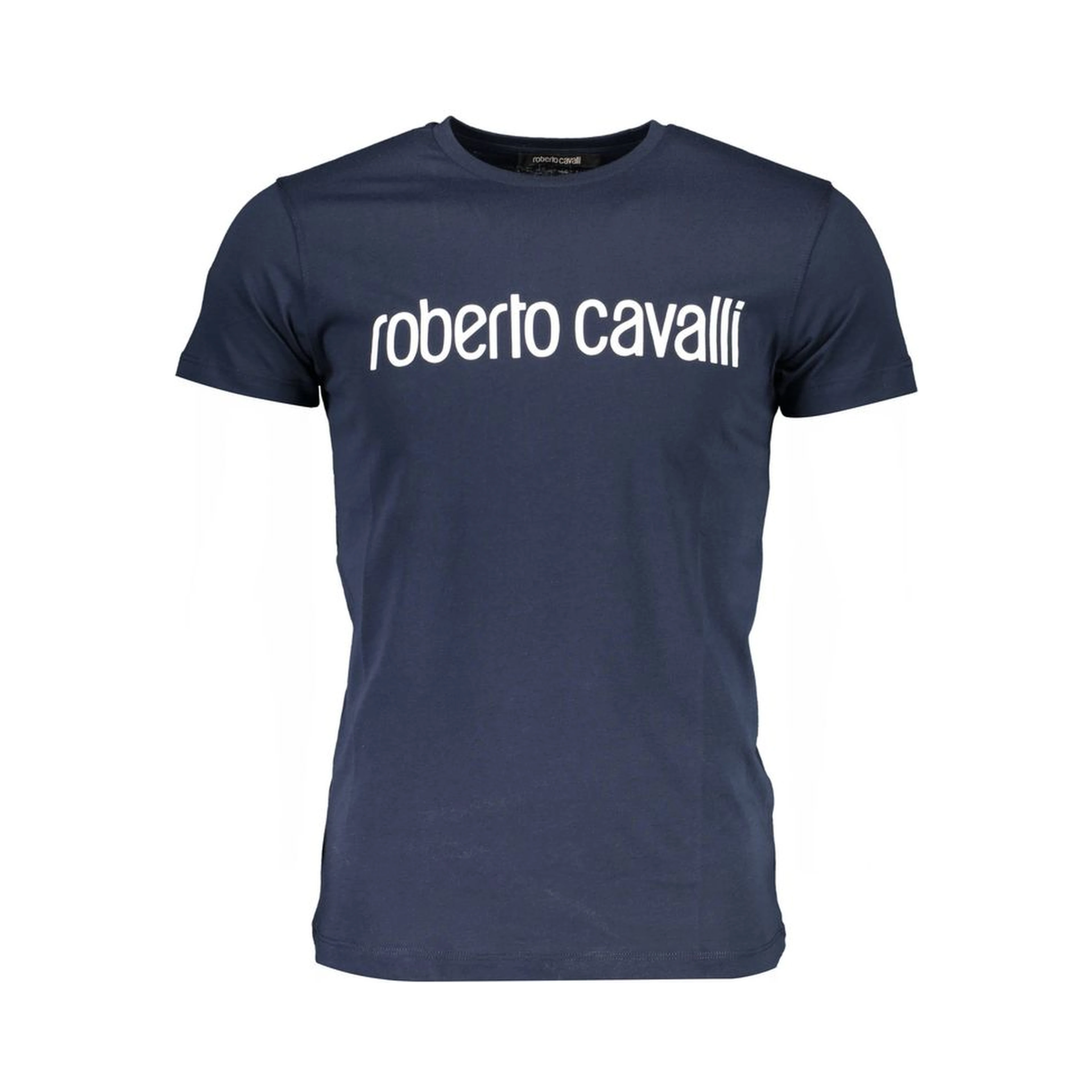 Blue Cotton Men's T-Shirt
