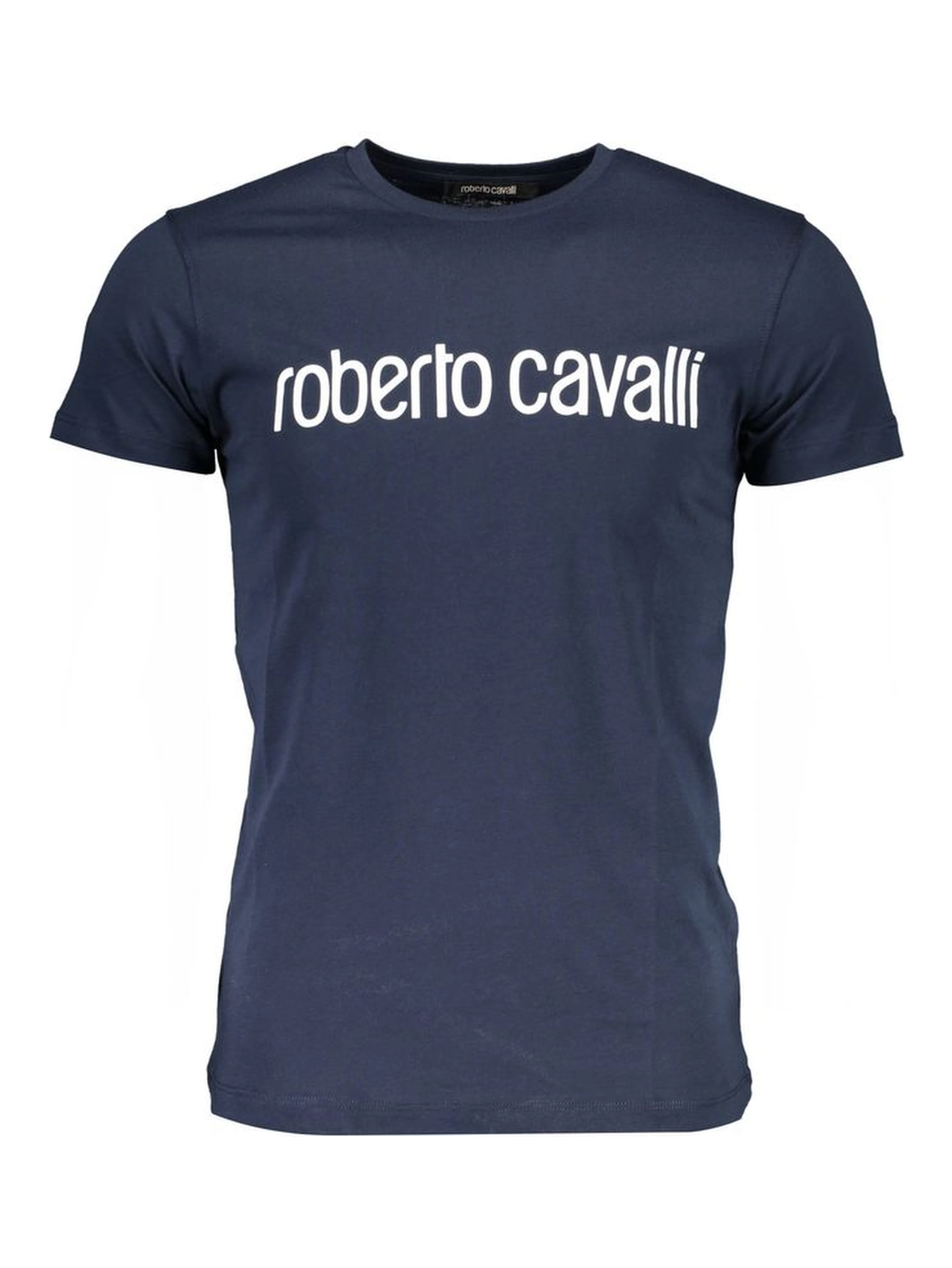 Blue Cotton Men's T-Shirt