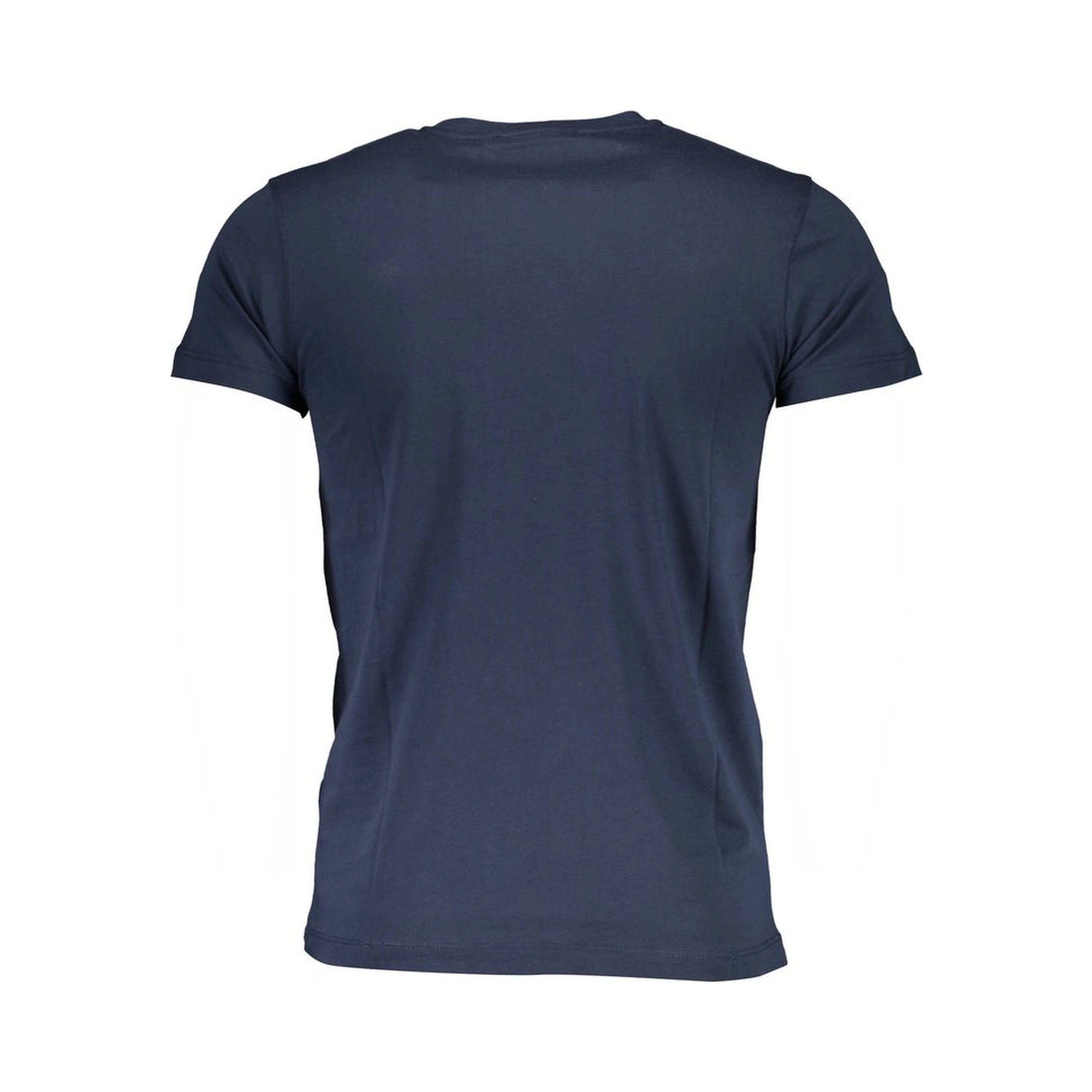 Blue Cotton Men's T-Shirt