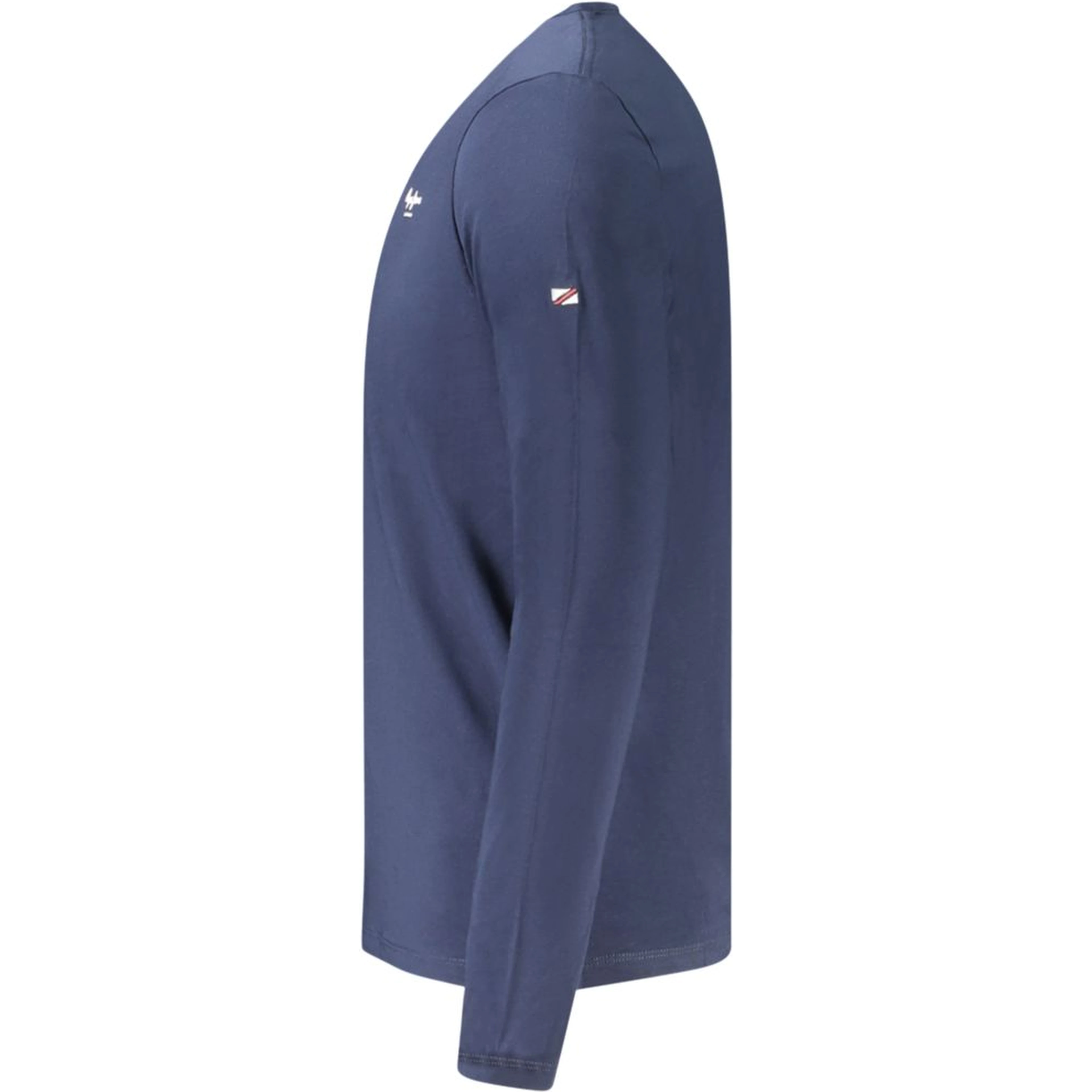 Blue Cotton Men T-Shirt