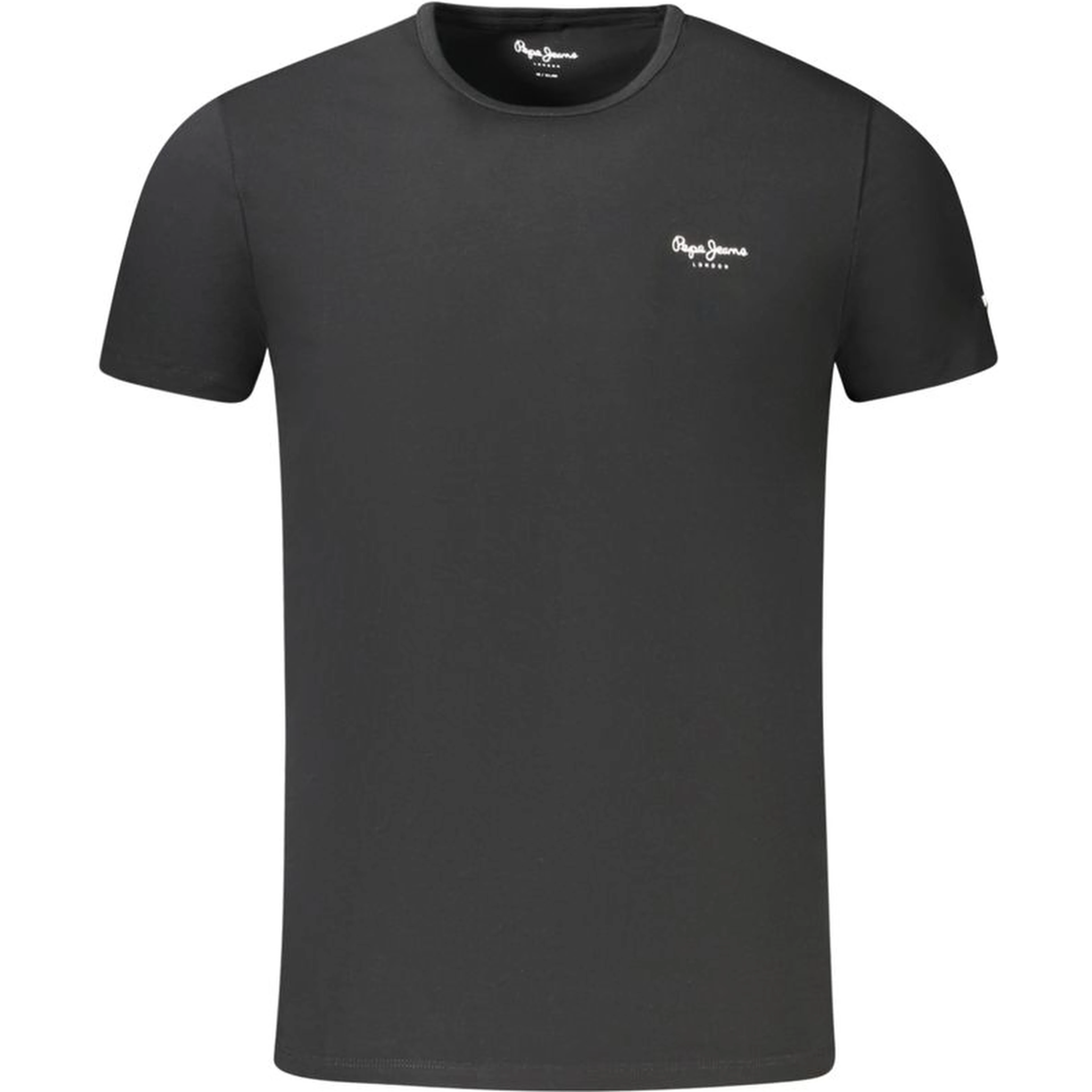 Black Cotton Mens T Shirt
