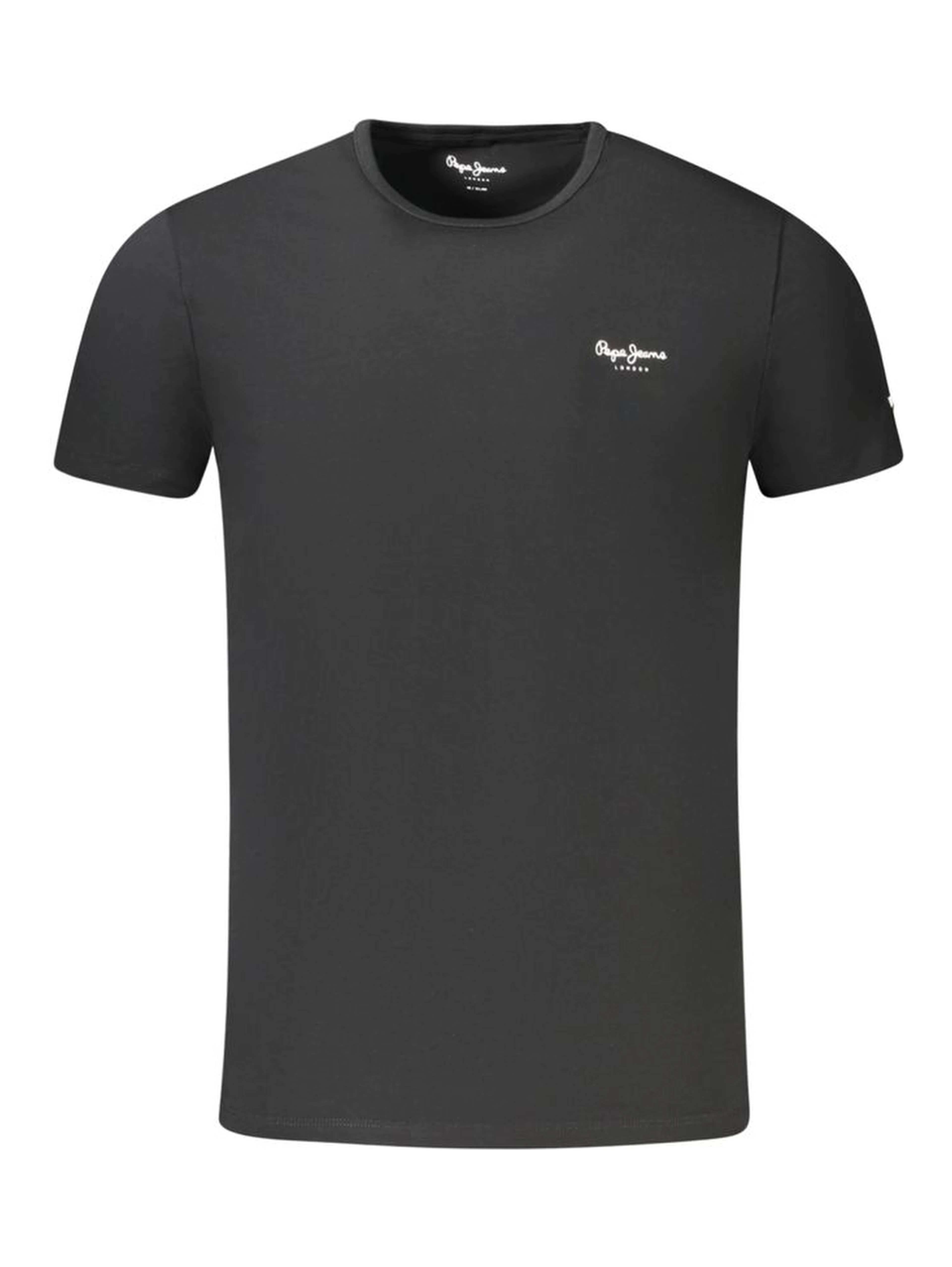 Black Cotton Mens T Shirt