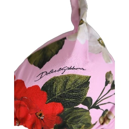 Pink Floral Print Triangle Beachwear Bikini Top