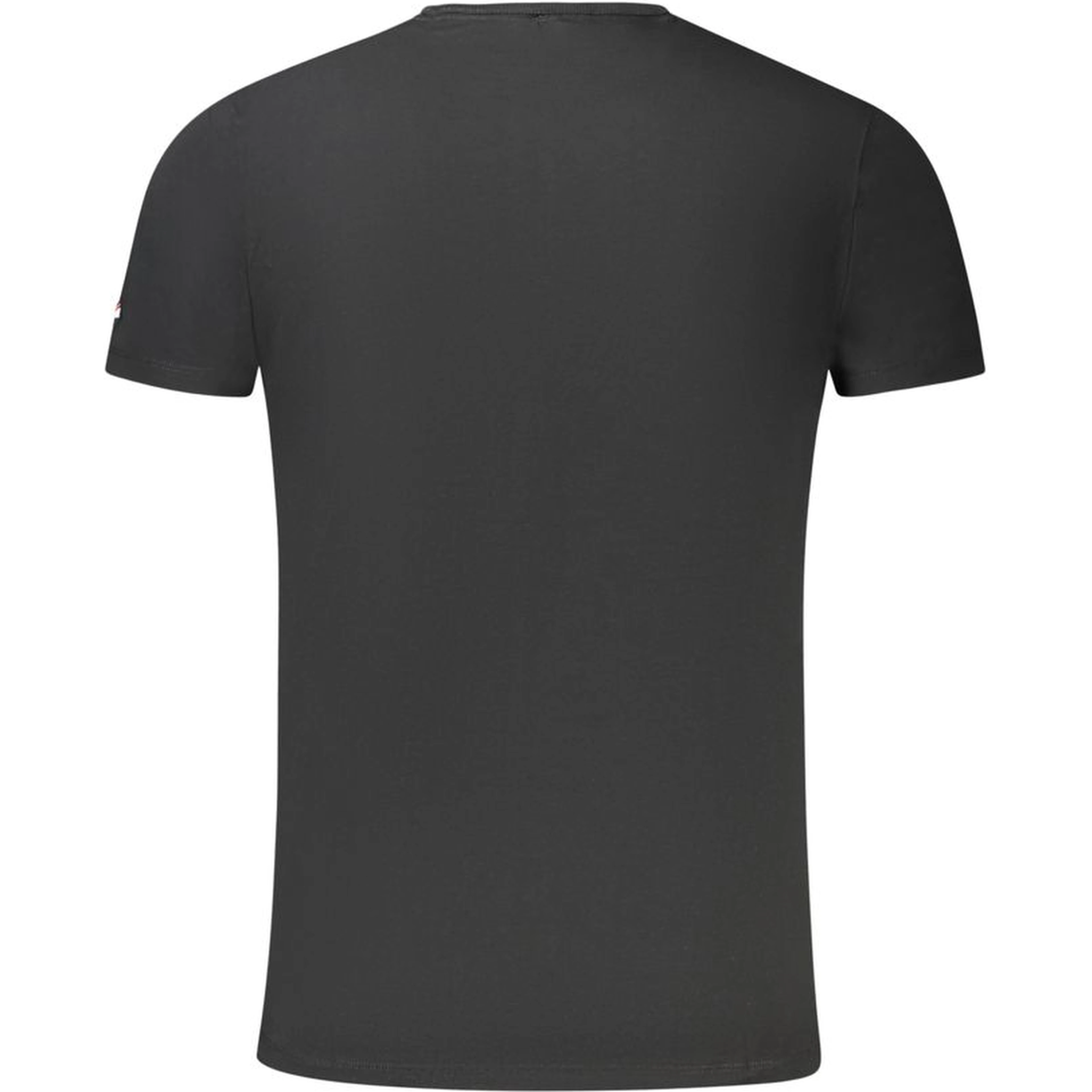 Black Cotton Mens T Shirt