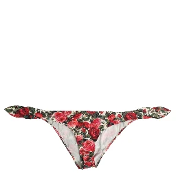 Multicolor Floral Print Beachwear Bikini Bottom