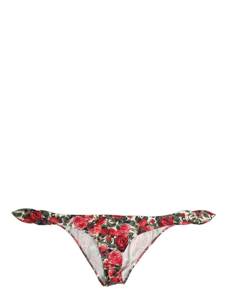 Multicolor Floral Print Beachwear Bikini Bottom alternative