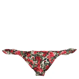 Multicolor Floral Print Beachwear Bikini Bottom