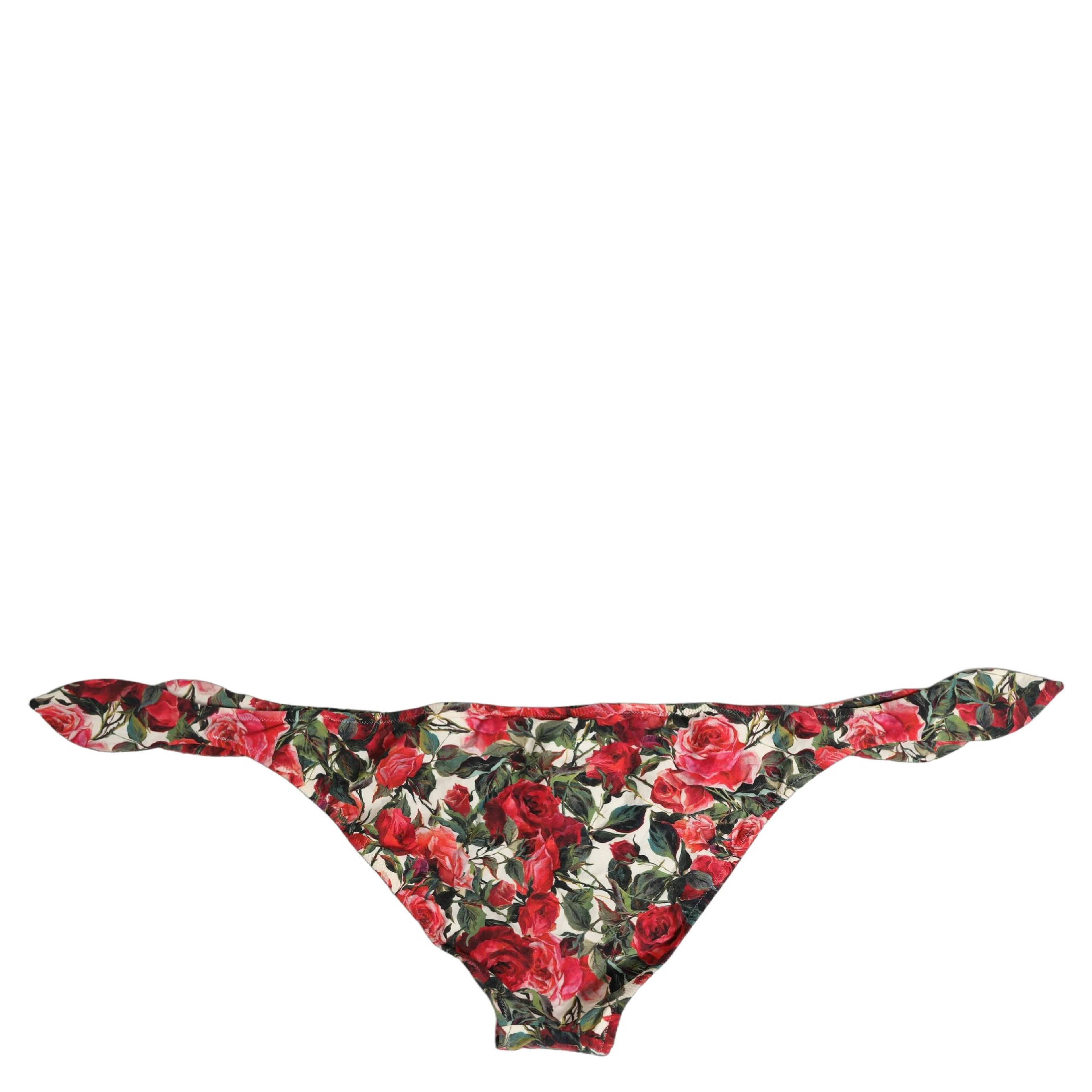 Multicolor Floral Print Beachwear Bikini Bottom