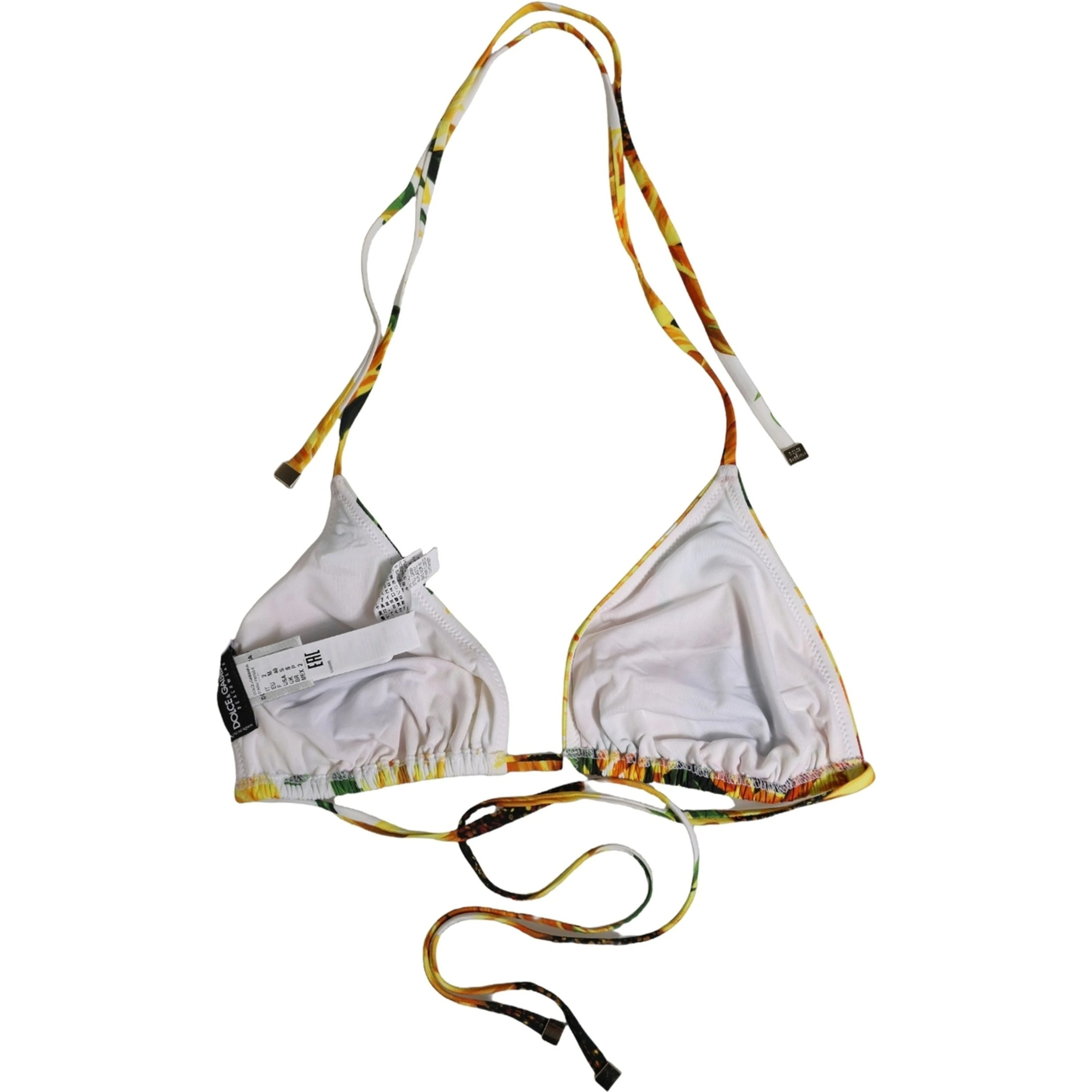 Multicolor Floral Halter Beachwear Bikini Top
