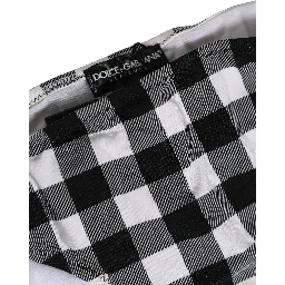 Black White Checkered Beachwear Bikini Bottom