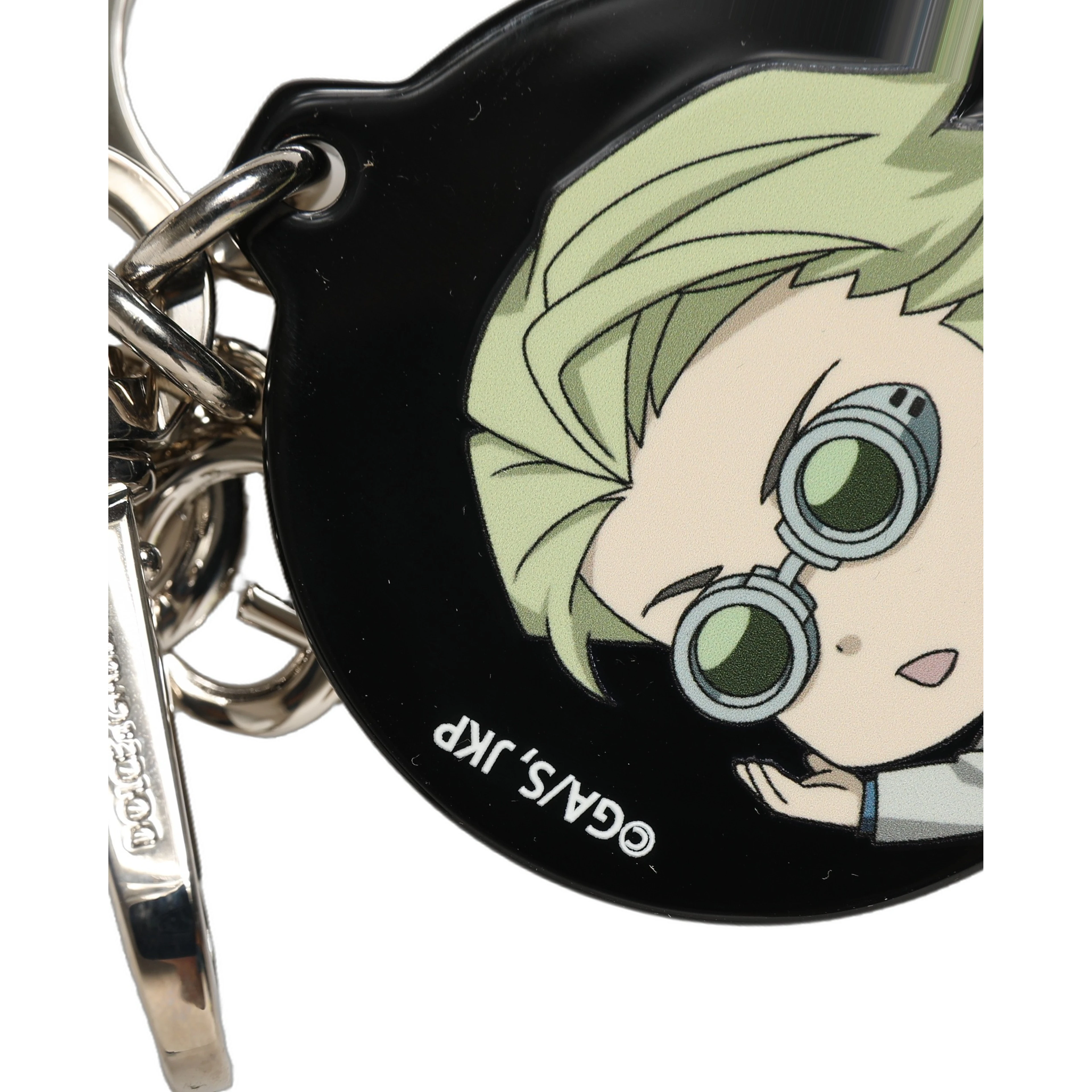 Black Kaisen Kento Nanami Charm Metal Keychain Keyring