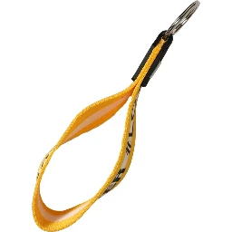 Multicolor Logo Polyester Brass Holder Keychain Keyring