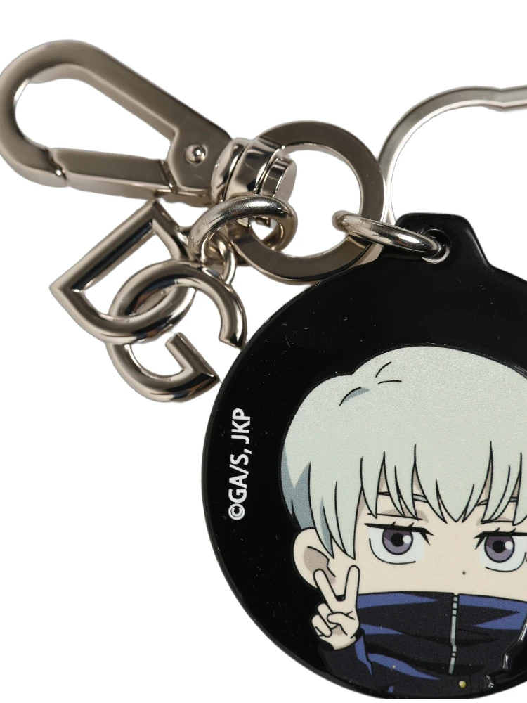 Black Kaisen Toge Inumaki Charm Metal Keychain Keyring