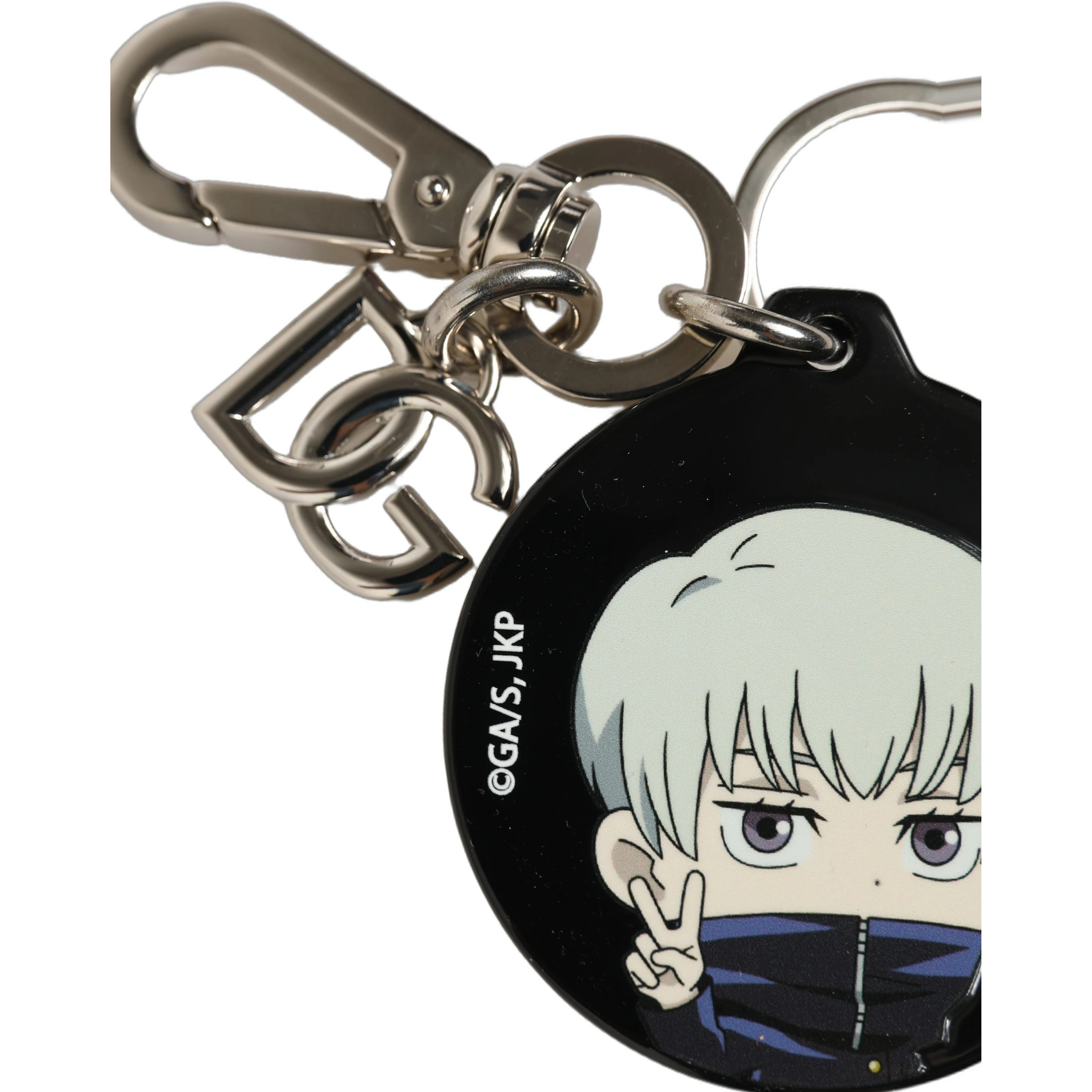 Black Kaisen Toge Inumaki Charm Metal Keychain Keyring