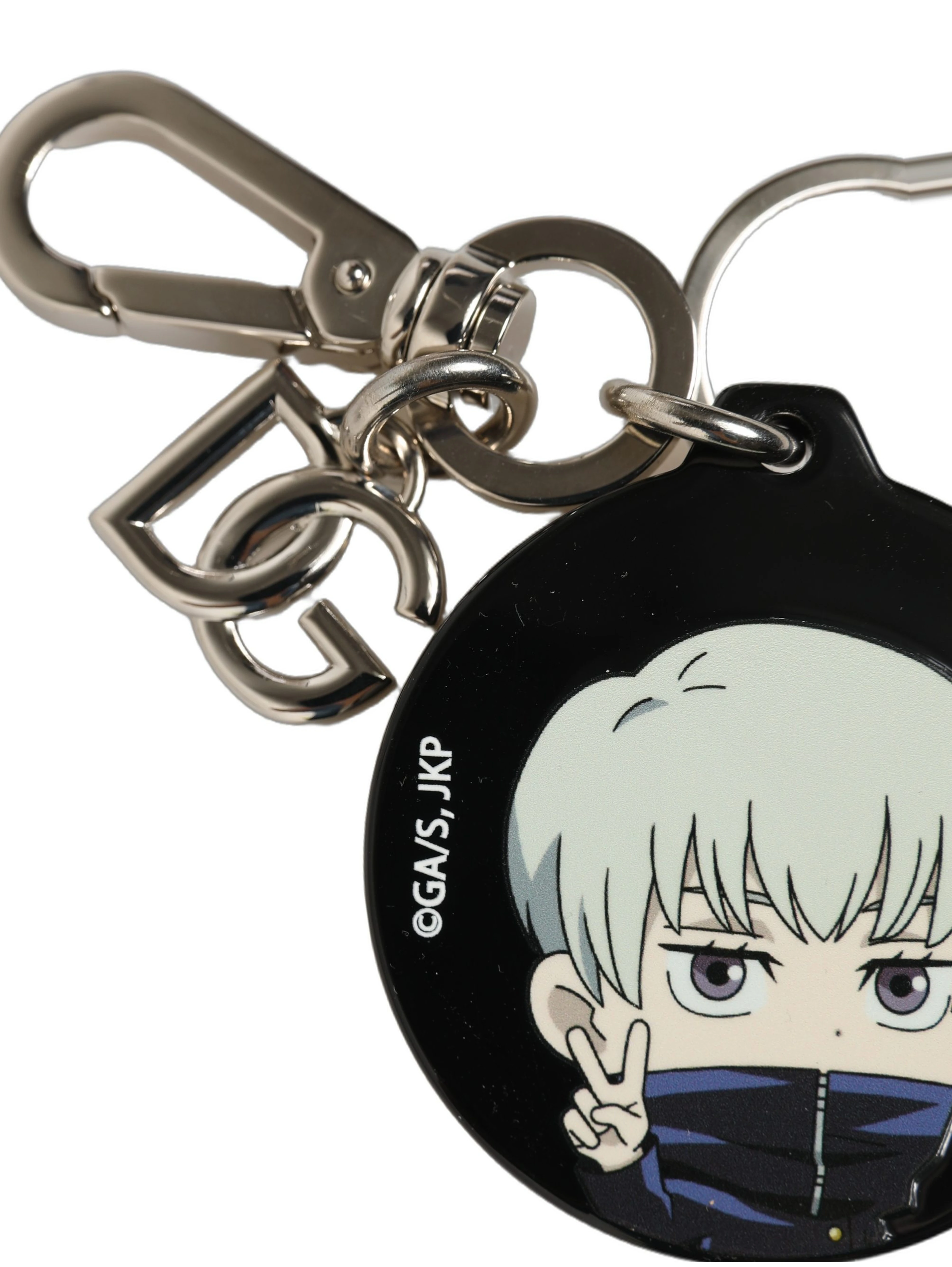 Black Kaisen Toge Inumaki Charm Metal Keychain Keyring
