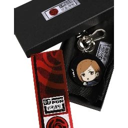 Black Kaisen Nobara Kugisaki Charm Metal Keychain Keyring