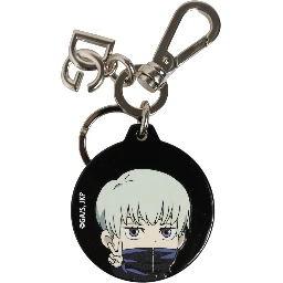 Black Kaisen Toge Inumaki Charm Metal Keychain Keyring