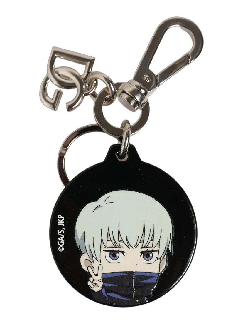 Black Kaisen Toge Inumaki Charm Metal Keychain Keyring