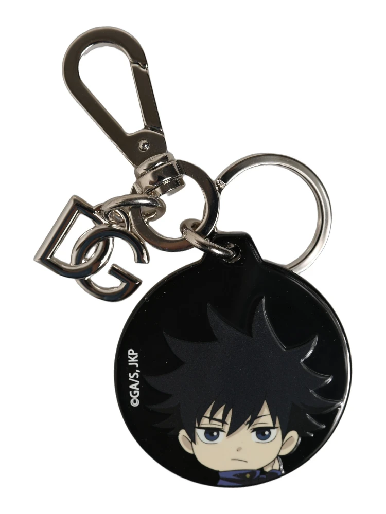 Black Fushiguro Megumi Charm Metal Keychain Keyring alternative