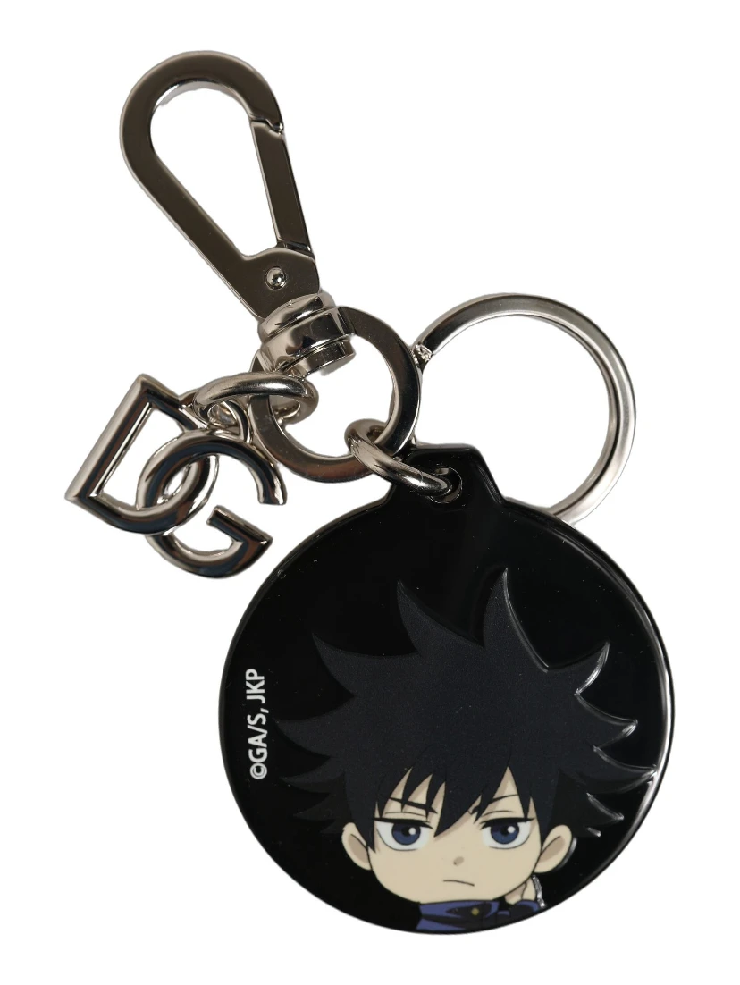 Black Fushiguro Megumi Charm Metal Keychain Keyring