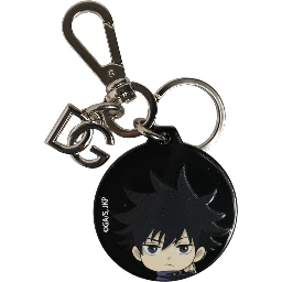 Black Fushiguro Megumi Charm Metal Keychain Keyring