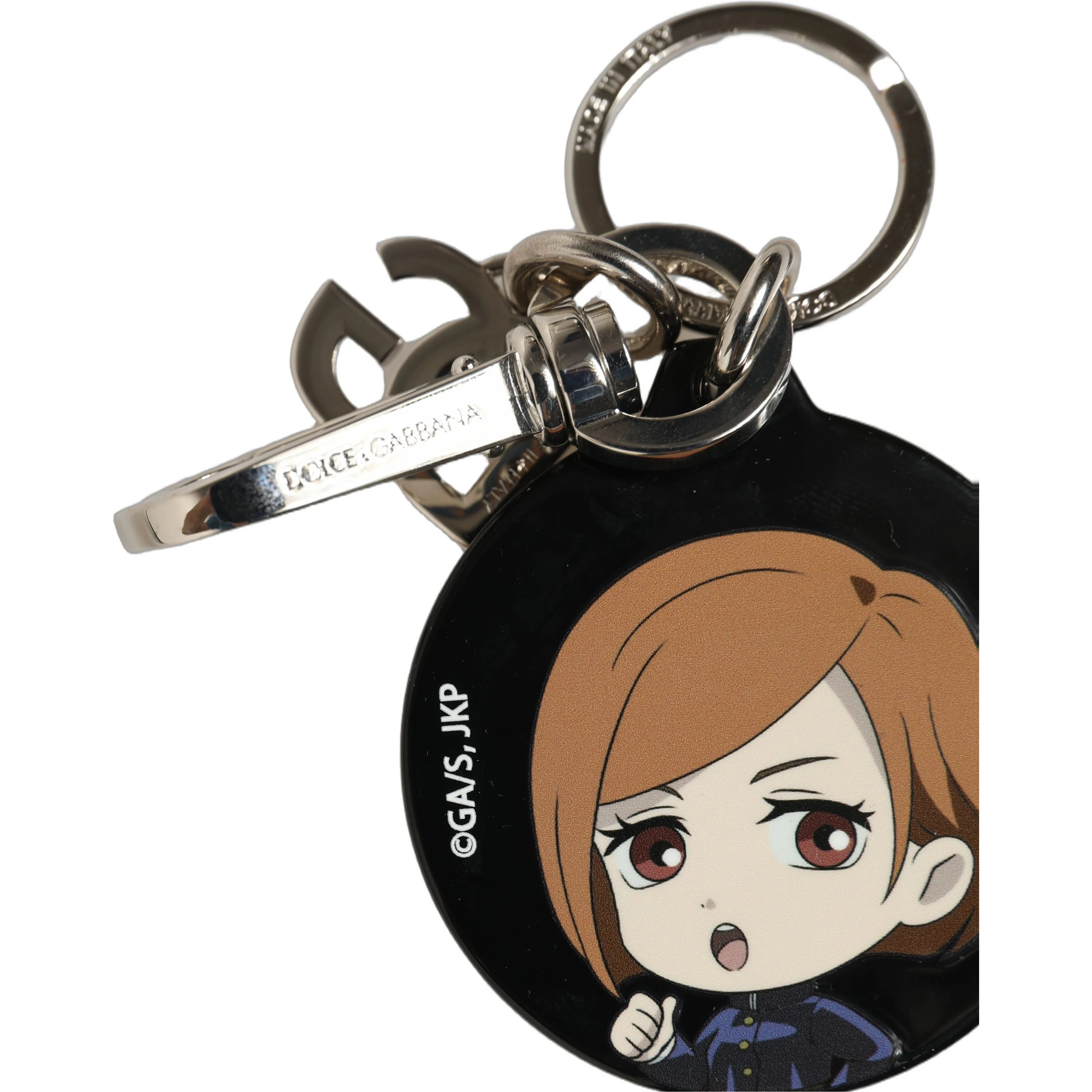 Black Kaisen Nobara Kugisaki Charm Metal Keychain Keyring