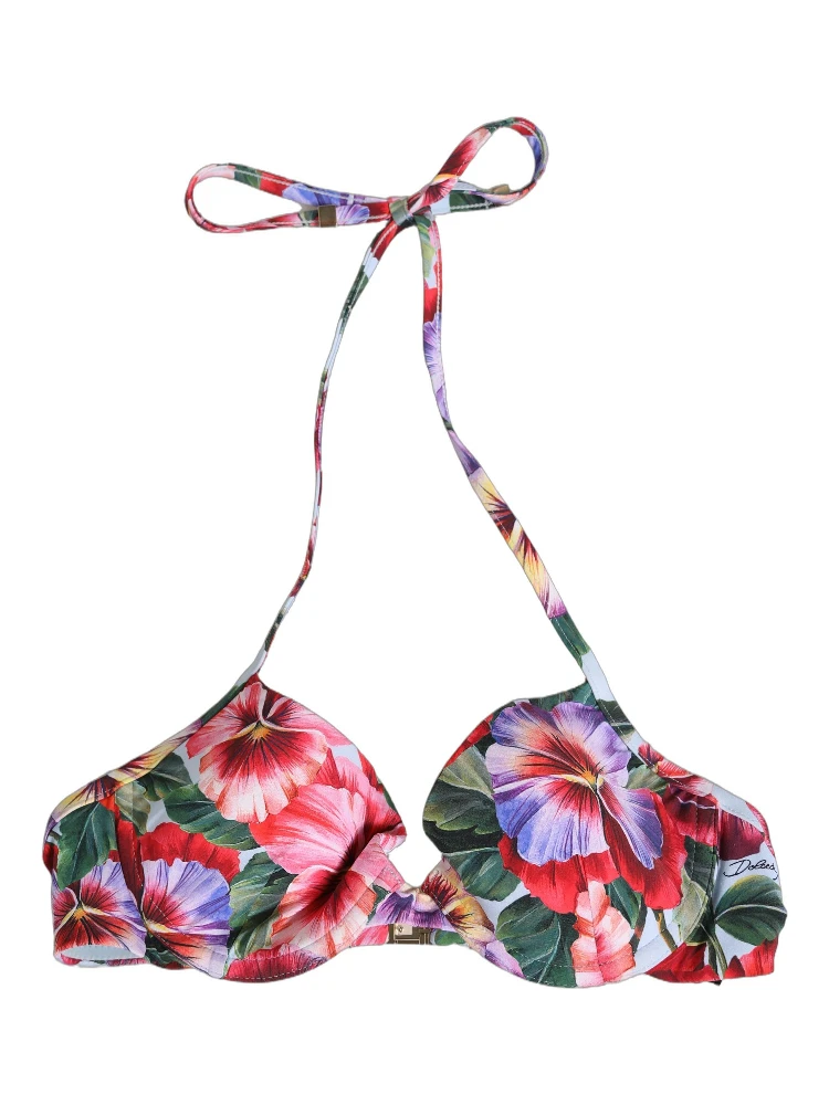 Top Multicolor Floral Print Beachwear Bikini alternative