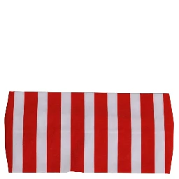 Red White Stripes Nylon Head Wrap One Size Headband